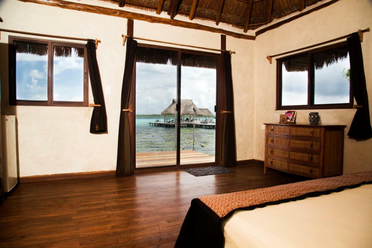 Lagoon Front Hut: Daily Cleaning, Bikes & Kayaks! Bacalar Exteriör bild
